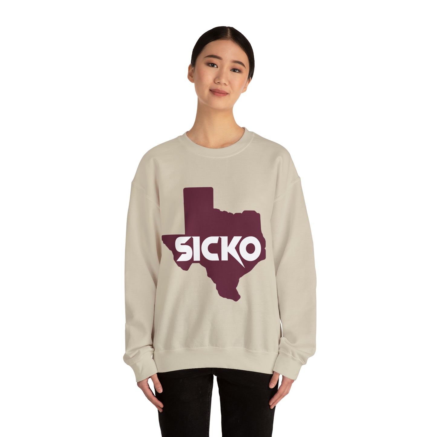 State of Texas Sicko Crewneck Sweatshirt