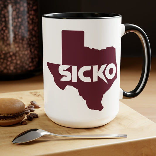 State of Texas Sicko Mug, 15oz