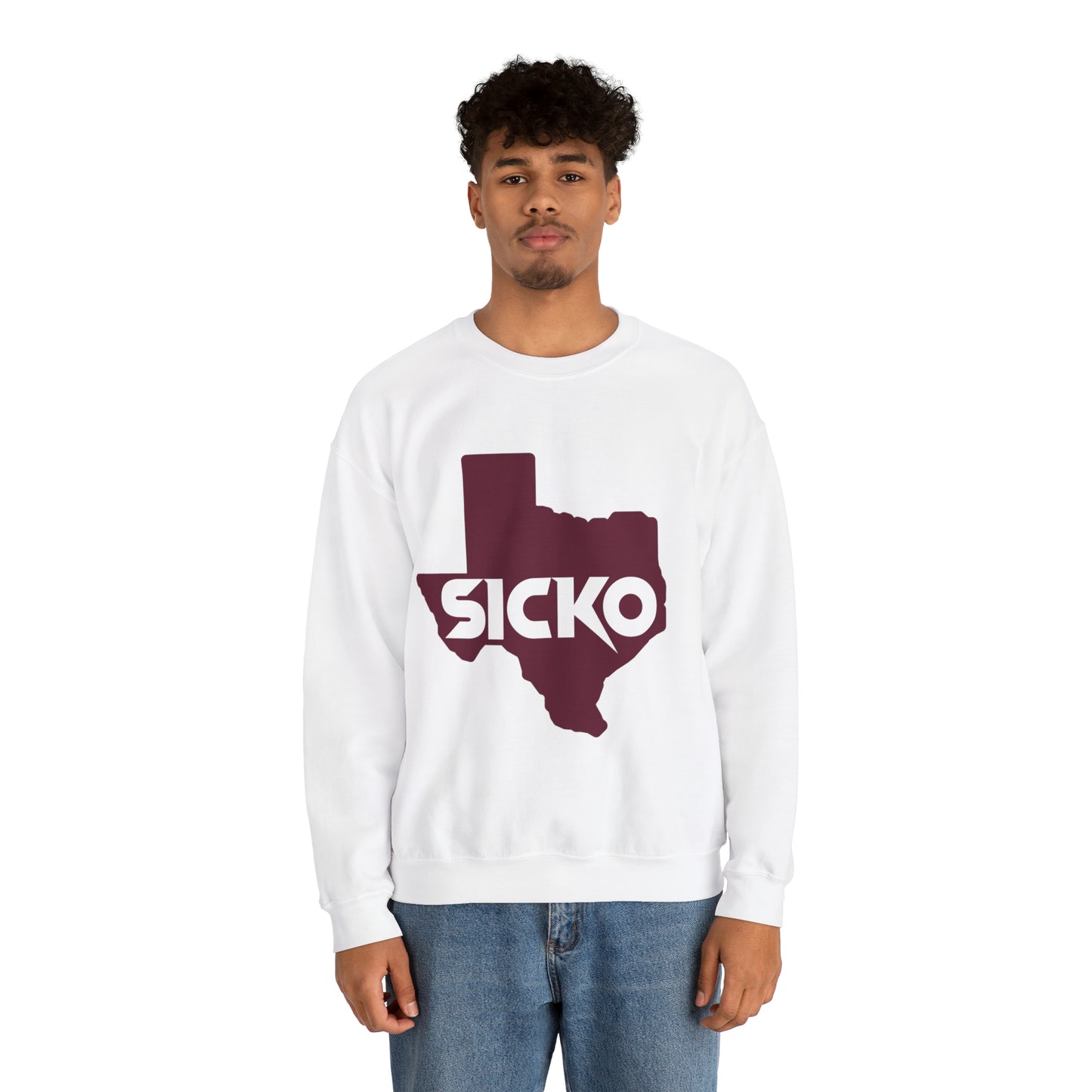 State of Texas Sicko Crewneck Sweatshirt