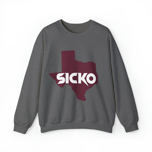 State of Texas Sicko Crewneck Sweatshirt