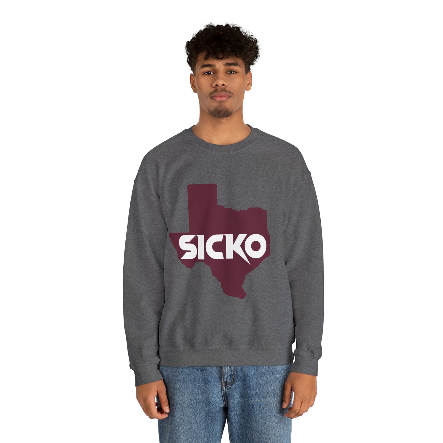 State of Texas Sicko Crewneck Sweatshirt