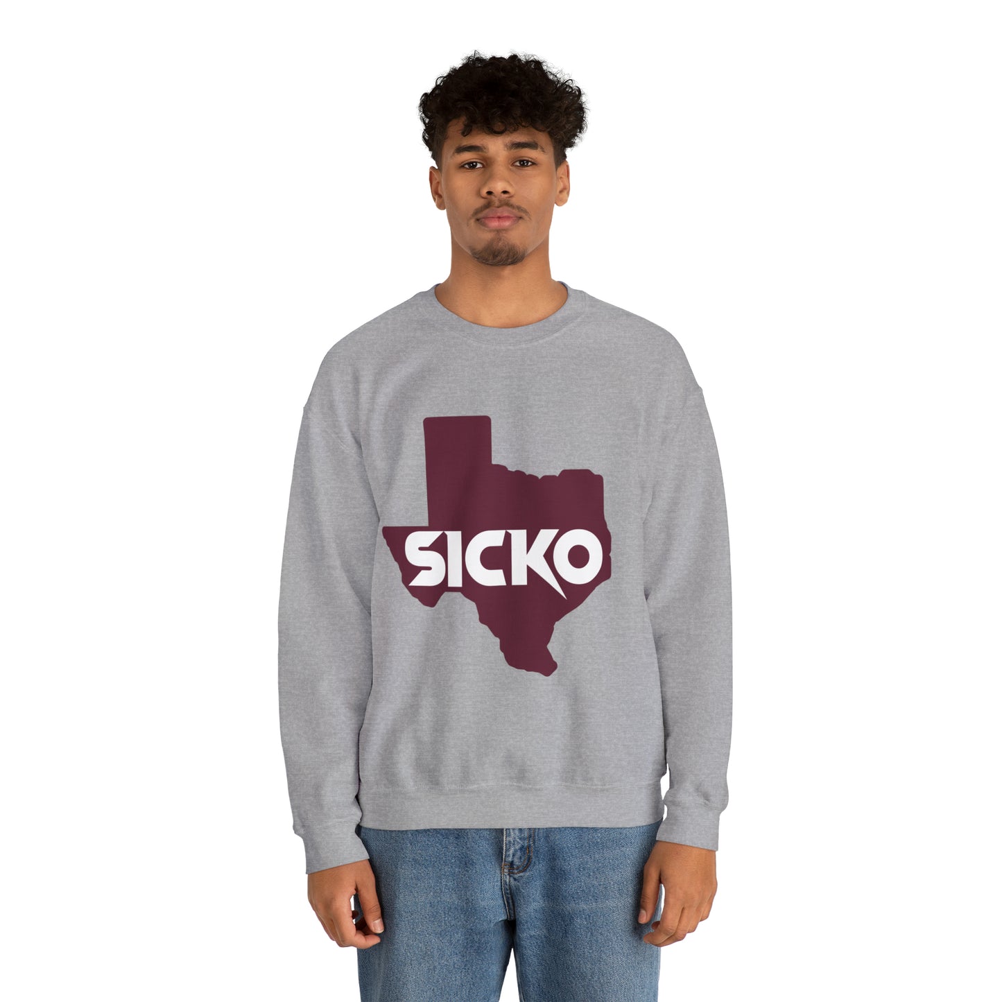 State of Texas Sicko Crewneck Sweatshirt