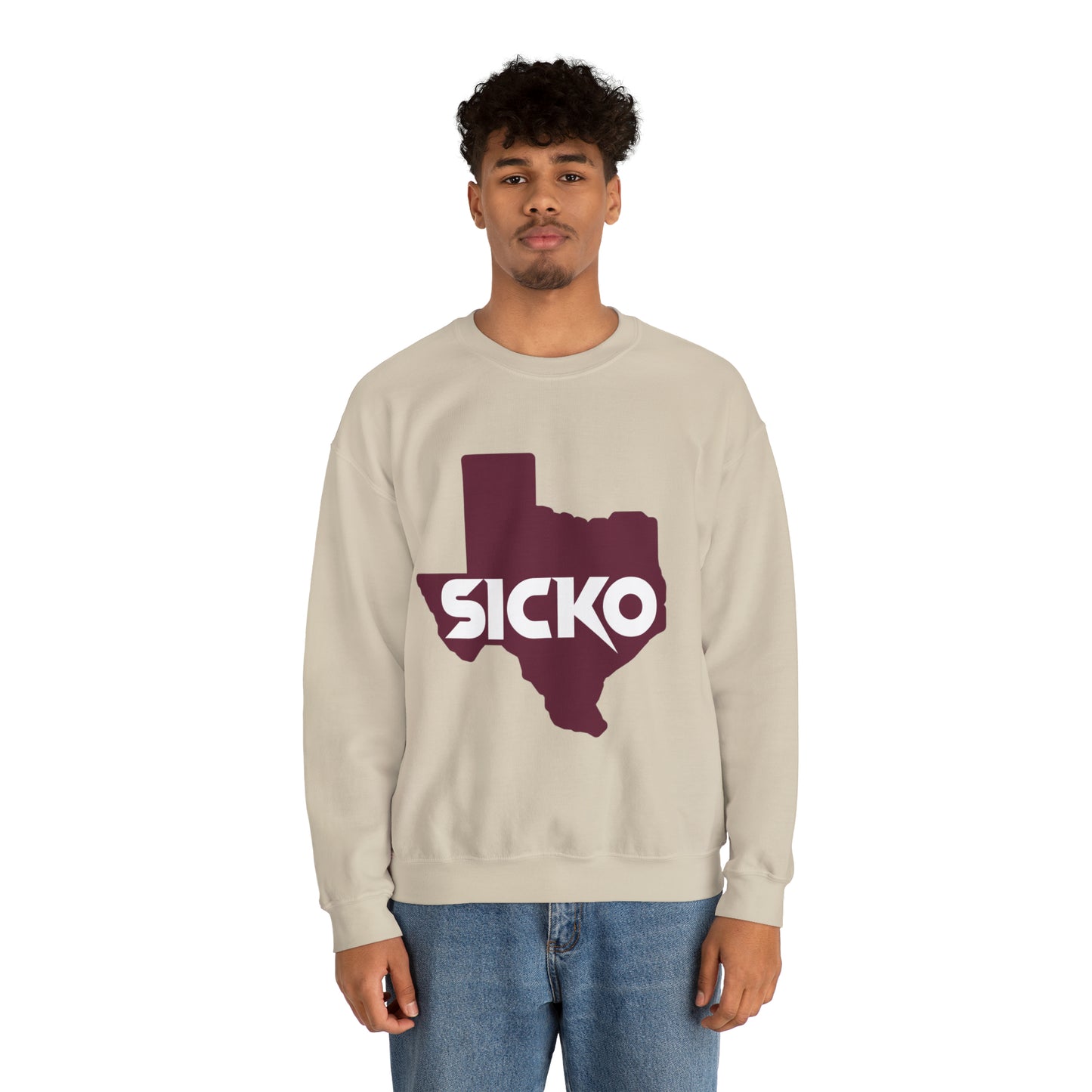 State of Texas Sicko Crewneck Sweatshirt